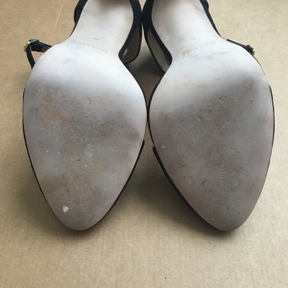 Black ankle strap heels - Picture 7 of 8